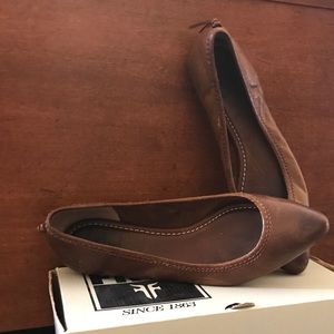 Frye Regina Ballet Cognac